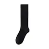Calcetines de Algodón 98% para Niñas, Extra Largos 28cm, Hasta la Rodilla, de una Sola Capa, Gruesos, Color Sólido, Tubo Largo, Abertura Amplia, No Aprietan los Pies