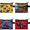 Monedero transfronterizo de Spider-Man Nuevo Poliéster Dibujos Animados Animación Portátil Bolsa para Tarjetas Moda Bolsa de Almacenamiento Fabricantes