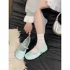 Sapatilhas Rasas Redondas Estilo Ballet 2025 Primavera/Verão Novos Sapatos Femininos Versáteis Sapatos Mary Jane Franceses para Mulheres