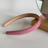 Diadema de Verano de Esponja Color Caramelo para Lavado Facial para Mujeres Diadema Coreana para Aumentar la Altura del Cabello Diadema para Recoger el Cabello Horquilla Blanca Diadema Accesorios para el Cabello