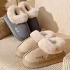 Botas de neve, dropshipping transfronteiriço, sapatos de algodão para outono e inverno, unissex, chinelos internos com sola grossa de EVA e forro de pelúcia