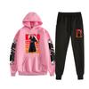 BLEACH Kurosaki Yiwei Sudadera con Capucha Estampada para Hombre Talla Grande Suéter Holgado para Hombre