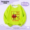 Roupa Estilo Blocos de Montar Digital para Meninos e Meninas, Nova Coleção Primavera, Outono e Inverno 2025, Moletom Infantil Estiloso com Fleece, Blusa Versátil da Moda