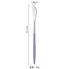 Vajilla de Acero Inoxidable Transfronteriza Cuchillo para Bistec y Tenedor Cuchara y Tenedor para Postre Cuchara para Hielo de Mango Largo Vajilla Occidental Portuguesa Juego de Cuchillo, Tenedor y Cuchara