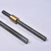 Tornillo Trapezoidal Multihilo/Tornillo Trapezoidal/Tuerca Trapezoidal/Acero Inoxidable/Acero 45/Dientes Gruesos y Finos de Precisión