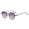 2305 gafas de sol redondas de metal UV400 comercio exterior transfronterizo Amazon Tiktok moda Europa y Estados Unidos retro protector solar
