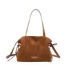 Bolsa de Balde Portátil Popular Estilo Coreano Moda Casual Feminina 2026 Nova Tendência Bolsa de Ombro Único Transversal Bolsa Feminina de Nicho