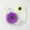 Flores de Crisantemo Simuladas Crisantemo Africano Crisantemo Fulang Cabeza Flor Arreglo Floral de Pared Flor Falsa DIY Ropa con Flor Decoración de Flor de Seda