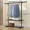 Secador de ropa simple, secador de ropa plegable de un solo poste para interiores, estante de almacenamiento para dormitorio y hogar, perchero