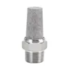 Silenciador Pneumático de Aço Inoxidável 304, Silenciador Tipo Torre de Cabeça Longa Bsv1/2/3, Válvula Solenoide, Redução de Ruído de Compressor de Ar