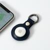 Funda protectora para airtag rastreo de posicionamiento airtags dispositivo anti-pérdida llavero funda protectora de cuero carcasa