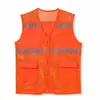 Colete de voluntário em malha de rede, roupa de trabalho em malha, personalizável com logo e texto, camiseta promocional, colete de voluntário
