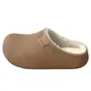 Zapatillas de Algodón Gruesas Antideslizantes Impermeables para el Hogar y el Exterior Mujer 2026 Nuevo Llegado de Invierno Acolchadas con Felpa Zapatillas de Algodón Simples para Hombre