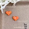 Cuentas brillantes con forma de corazón para manualidades, con agujeros verticales, cuentas de corazón coloridas, cadenas para teléfono móvil, llaveros, materiales para cortinas de cuentas