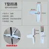 16 1922 2532mm Tubería de Acero Inoxidable Conector de Plástico Accesorios para Tendedero Estante de Tubo Redondo Conectores de Dos, Tres, Cuatro, Cinco Vías