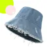 Chapéu de Pescador Estilo Coreano 2025 Aba Larga Primavera e Verão Lavado Velho Borda Crua Chapéu de Sol Estilo Férias Casual Masculino e Feminino Tendência