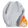 Nuevo Suéter de Polar para Hombre Primavera y Otoño Moda Coreana Pulóver para Hombre Cuello Redondo Casual Versátil Holgado Chaqueta de Manga Larga para Hombre