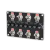 Panel de Interruptores para Vehículos Modificados de 12-24V Botón de Palanca Metálico para Instalación en Camiones, Vehículos de Carga, Accesorios Marinos y Uso Automotriz