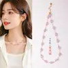 Collar de Perlas de Cristal de Dopamina para Mujer, Cadena para Clavícula de Lujo Ligero y de Gama Alta, Diseño de Nicho, Collar Elegante