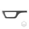 Adecuado para las nuevas piezas de modificación interior del Audi Q5L 18-23, pegatina decorativa para interruptor de faro de fibra de carbono real.