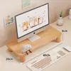 Base Elevadora de Escritorio Soporte para Monitor de Computadora de Escritorio Elevador de Estación de Trabajo Estante de Almacenamiento para Pantalla Oficina
