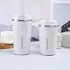Taza de café de acero inoxidable 304 de segunda generación transfronteriza regalo de oficina Taza aislante taza fría Taza casual Personalización de taza