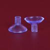 Venta al por mayor de fábrica PVC 20 mm agujero recto largo transparente ventosa agujero vertical portalápices accesorios para tirachinas juguete ventosa de vidrio 2 cm