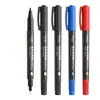 Bolígrafo Deli Gou Line Base Agua Negro Rojo Papelería Artística Infantil para Estudiantes Marcador Base Aceite Impermeable de Doble Punta
