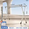 Tendedero plegable, de pie, para uso doméstico, multifuncional, apto para balcones y uso en exteriores, tendedero extensible, perfecto para secar mantas