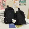 Mochila Escolar Versátil Estilo Coreano para Estudiantes de Secundaria y Preparatoria Femeninas, Fresca y Linda, Gran Capacidad, Linda Mochila de Doble Hombro para Viajes para Estudiantes Universitarios