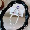Pingente de Celular Chaveiro Pingente de Bolsa Corrente de Pulso Requintada Chaveiro de Câmera CCD com Pedraria Cristal Strass Bola