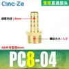 Conector de Espiga Totalmente de Cobre Rosca PC Reta Passante Rosca Interna/Externa Adaptador de Mangueira PCF 1/2 Polegada 3/4 Polegada