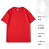 Camiseta de Algodão Roxa Logo Personalizado Empresa Fábrica Uniforme de Turma Camisa Cultural Gola Redonda Roupa de Trabalho Manga Curta Masculina