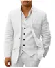 Fábrica de Origen Hecho a Medida Chaqueta de Traje para Hombre de Dos Botones con Estampado Digital Conjunto de Tres Piezas Tallas Grandes Venta al Por Mayor