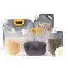 Saco Selado Saco Conservador de Frescor Doméstico Grau Alimentício Saco Auto-Selante com Vedação para Geladeira Embalagem Especial para Grãos Saco de Armazenamento