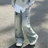 Conjunto de Jeans com Moletom Fino Falso de Duas Peças, Doce e Fofo, Casual, Personalidade, Desenho Animado, para Meninas, Primavera e Outono 2026