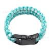 Amazon pulsera de cuerda de paracaídas de siete núcleos más vendida para montañismo al aire libre, camping, pulsera tejida a mano, pulsera al por mayor