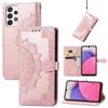 Adecuado para Funda de Cuero para Teléfono Móvil Samsung Galaxy A36, Cubierta Tipo Libro en Relieve para Teléfono Móvil Samsung A16/S26