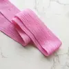 Fita Dobrada de Textura Fina, Macia e Ceroso, Vários Tamanhos, Material para Laço DIY Feito à Mão, Tira para Laço de Caixa de Presente com Flores, Acessórios de Vestuário