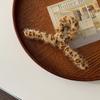 Clip Coreano de Felpa con Estampado de Leopardo para Mujer Otoño e Invierno Grande Mao Elegante Horquilla Parte Trasera de la Cabeza Elegante Clip de Horquilla Tiburón