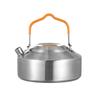 Amazon Acero Inoxidable 304 Hervidor de Carbón Pequeño Tetera Llama Abierta Hervidor de Agua Juego de Té Hervidor Exterior