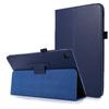Adecuado para Samsung TAB S6 lite P610/P615 funda de cuero con soporte de doble pliegue con patrón de lichi transfronterizo