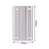 Cama de RV Mesa de Aleación de Aluminio para Coche Patas Giratorias Soporte de Mesa Portátil para Modificación de Furgoneta de Tamaño Completo Mesa de Comedor Ajustable Universal Desmontable