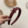 Esencial de Otoño e Invierno Estilo Coreano Nuevo Diadema de Cuadros Rojos Pinza de Pato Lazo Cuadros Lazo Grande Intestino Simple Diadema Clip para Cabello Bb