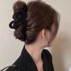 Pinza para el Cabello de Onda Mate, Pinza de Plástico Melard Grande, Nuevo Estilo Otoño e Invierno, Pinza Tiburón de Gama Alta para el Accesorios del Cabello para la Parte Posterior de la Cabeza