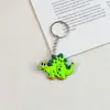 Chaveiro de Dinossauro de Borracha Macia em PVC Pingente para Bolsa Carro Acessórios Divertidos de DIY para Crianças Fabricante Atacado Acessórios em Estoque
