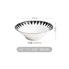 Bol de ramen estilo japonés, bol cónico creativo, bol grande de cerámica para tiendas de fideos, uso doméstico, bol para postres y ensaladas