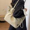 Bolsa de Lona para Mujer, Gran Capacidad, Nueva Versátil Bolso de Hombro Otoño e Invierno 2026, Bolso de Tela Simple Casual, Bolso Tote para Viajar