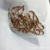 Colgante de gota de agua larga con superficie de diamante de 10x20 mm, con borde redondo, para bricolaje, accesorios de joyería, bolsa, pulsera, collar