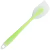 Espátula de Silicona para Hornear, Espátula Translúcida para Mezclar Crema de Pasteles, Rascador de Mantequilla Integrado Resistente a Altas Temperaturas, Raspador de Pasteles